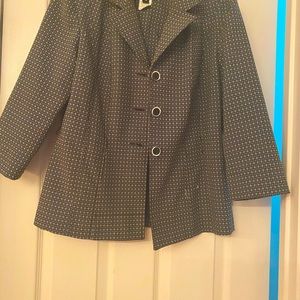 Blazer/jacket black/ white.